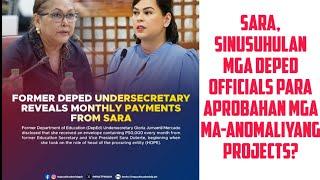 Sara, Dadalo sa Senate Budget Hearing! Ex-Usec, Inakusahan si Sara ng Panunuhol sa DepEd Officials!