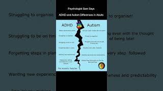 Psychologist Sam Says | Difference between ADHD and Autism in Adults