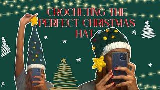 Crocheting the perfect Christmas hat | Beginner Friendly