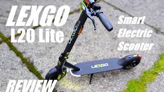 REVIEW: Lexgo L20 Lite Smart Electric Scooter | NFC Lock | Bluetooth Smart Helmet Support (350W)