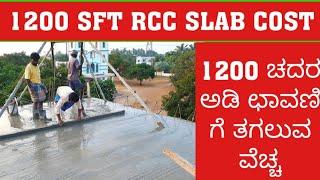 Construction Cost of RCC SLAB|| rcc slab casting || rcc slab cost|| complete construction of RCC||