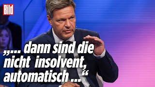 Habeck bei Maischberger zu Insolvenz – DIE Szene