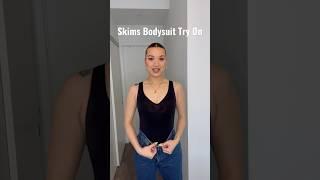 SKIMS SEAMLESS SCULPT SCOOP NECK THONG BODYSUIT TRY ON!!