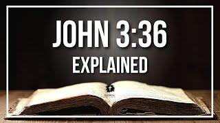 JOHN 3:36 Explained - What Does The Bible Verse JOHN 3:36 [KJV] REALLY Mean?