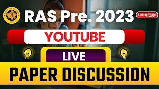 RAS PRE 2023 | Complete Paper Discussion | RAS Pre Answer Key | Springboard Academy