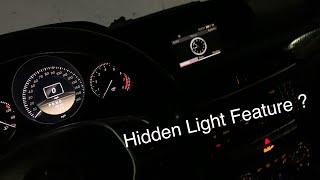 Secret Lighting Feature For Mercedes W204!