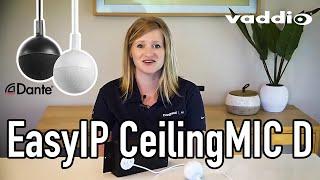 EasyIP CeilingMIC D in 2 Minutes Our Newest Dante Ceiling Microphone