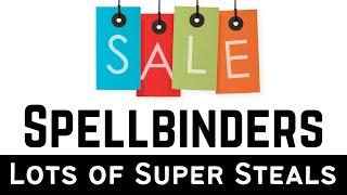 Lots of Supers Steals! Another Huge Steals & Sale at Spellbinders | #papercraft #cardmaking