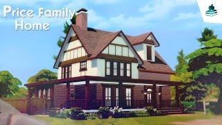 How I Built the Price Family Home!  | The Sims 4 High School Years | Speed Build | No CC