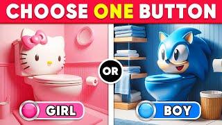 Choose One Button! BOY or GIRL Edition  Fox Quiz