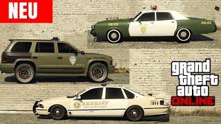 Drei neue Polizei Autos in GTA : Tuning & Test - GTA 5 Online Deutsch