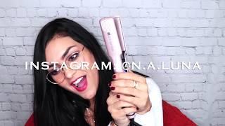 KIM KIMBLE VIBRATING HAIR STRAIGHTENER / SOFT CURLS (tutorial)