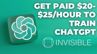 ChatGPT Jobs to Make Money Working From Home with Invisible Technologies - AI Data Trainer