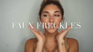 Faux Freckles!!!! Chantel Jeffries