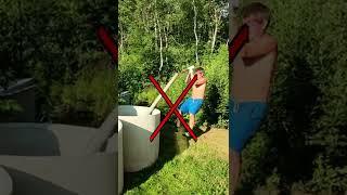 Как правильно поставить бетонные кольца ?) АСМР видео) #shorts