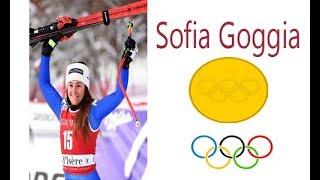 Gold medal for Sofia Goggia, Italian alpine skier downhill at the Winter Olympics in Pyeongchang