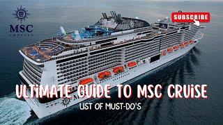 Things you MUST DO on the MSC Cruise | ULTIMATE GUIDE | Free Restaurant, White Party, Jetski & more!