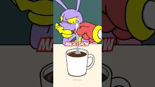 Huh?? Changed??Jax & Pomni Easy Magic Trick Tutorial Animation 14 #sigma #tricks #magic #tutorial