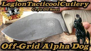 Off Grid Alpha Dog - Cryo D2 Steel #edc #edcknife #survivalknife #bushcraft #fixedblade #campinggear