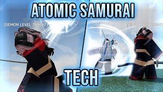 Atomic Samurai New OP Inescapable Tech | The Strongest Battlegrounds