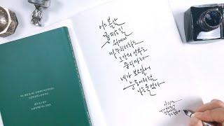 만년필 캘리그라피 / 손글씨 곰손 탈출기 / fountain pen/calligraphy/How to write lovely