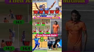 The 2 Players Who Took 5 Wickets in 1 Over The World Record#digveshrathi#digvesh#youtubeshorts#fans