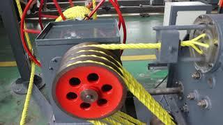 Plastic PP Rope Production Machine Cord Twisting Machine For Making Nylon Rope