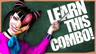 Juri Step by Step 50-hit combo tutorial