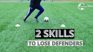 2 Effective Skills To BEAT Defenders｜How to win 1v1 soccer situations #soccerdrills #footballdrills