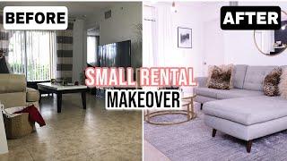 EXTREME (Rental) Living Room Makeover