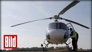 Hubschrauber fliegen - BILD Reporter testet den Flug durch die Lüfte (Helikopter)