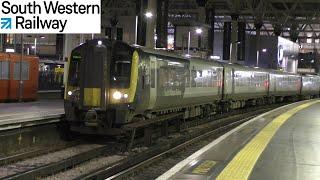 Evening Trains at London Waterloo, SWML - 7th December 2023