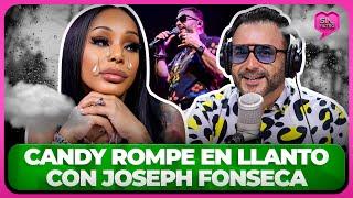 CANDY FLOW ROMPE EN LLANTO CON JOSEPH FONSECA EN PLENA ENTREVISTA