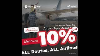 Exclusive 10% App Deals for Airpaz Members