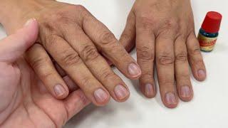 Only these type of nails benefit from a hardener. [Watch me work and explain]