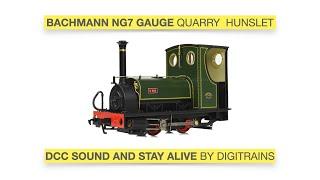 Bachmann NG7 Quarry Hunslet DCC Sound and Stay Alive by Digitrains