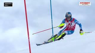 Highlights - AUDI FIS Ski World Cup - Gurgl men's slalom, 1st run, Nov 24 2024