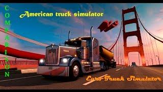 American truck simulator vs euro truck simulator 2 comparison