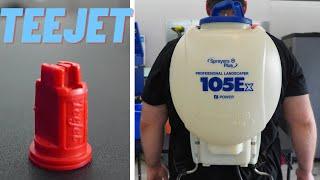 Teejet Nozzle Upgrade For Battery Backpack Sprayer | Accurate Results for Sprayers Plus 105EX