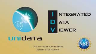 Unidata IDV Basics (2019) Episode #3: Using the Map View controls