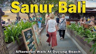 Bali Is In A low Season..!! How is This Area In Sanur Now..?? Afternoon Walk In Sanur Bali..!!!