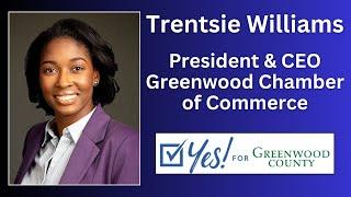 Trentsie Williams and Vote YES for Greenwood County