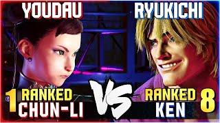 Youdau (#1 Ranked Chun-Li) vs Ryukichi (#8 Ranked Akuma) STREET FIGHTER 6 Showdown!