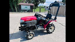 YANMAR GK13 4WD COMPACT TRACTOR *1451 HOURS* C/W ROLE BAR