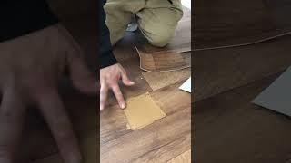 How to repair a hole in a vinyl floor | Floors & Tips #shorts