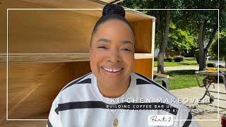 Part 2 - Kitchen Makeover | Custom Building Coffee Bar Upper Cabinets