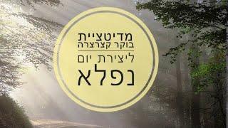 מדיטציה קצרצרה לבוקר ליצירת יום נפלא עם עדי אורפז קואצ׳