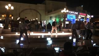 flash mob of waiters, Egypt