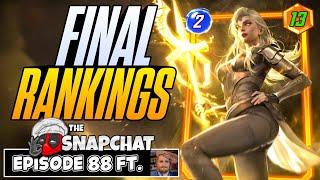 SEASON FINAL RANKINGS | OUR FAVORITE CARDS | The Snap Chat Podcast #88