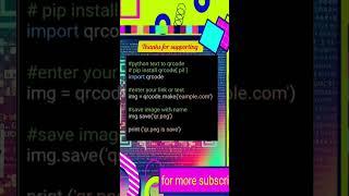 Generate QR Code Art in Python: A Beginner-Friendly Guide #python